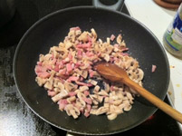 Bacon and mushrooms